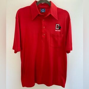 Champion Ohio State Buckeyes Red Polo Shirt L
